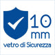 10mm Vetro di Sicurezza