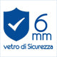 6mm Vetro di Sicurezza