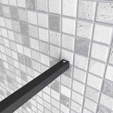 Barra Stabilizzatrice per Rinforzare Vetro di Box Doccia Nero Opaco Vari Modelli - Consegna gratuita