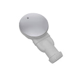 Piletta doccia bianco extra sottile per piatti doccia diametro 90 mm coperchio in ABS cromato, tubo flessbile da 300-1000mm - Consegna gratuita