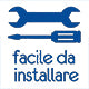 facile da installare facile da installare