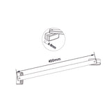 Aica Box Doccia Walk In Alta 200 cm Parete Fissa Con Barra Stabilizzatrice Vetro Temperato Trasparente Anticalcare Da 8mm Piatto Doccia Incluso - Consegna gratuita