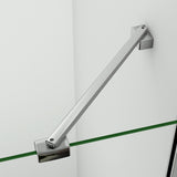 Aica 195 cm Box Doccia Angolare Doppie Porte Battenti Vetro 6 mm Temperato Anticalcare Trasparente Telaio Cromo Lucido varie dimensioni - Consegna gratuita