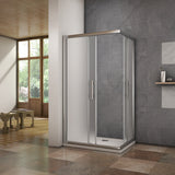 Aica Cabina Doccia Angolare Scorrevole Vetro Temperato Opaco 6mm - Consegna gratuita