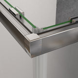 Aica Cabina Doccia Angolare Scorrevole Vetro Temperato Opaco 6mm - Consegna gratuita