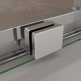 Aica Cabina Doccia Angolare Scorrevole Vetro Temperato Opaco 6mm - Consegna gratuita