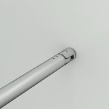 Aica Walk In Parete Per Doccia Con Barra Stabilizzatrice Regolabile 70-120cm Vetro 8mm Temperato Trasparente Anticalcare Alta 200 cm - Consegna gratuita