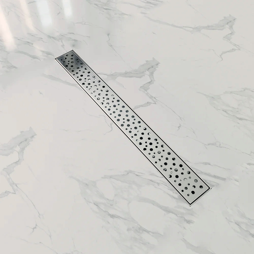 Canale Doccia Con Sifone AICA Italy - Scarico A Pavimento 70 Cm Con Filtro Capelli