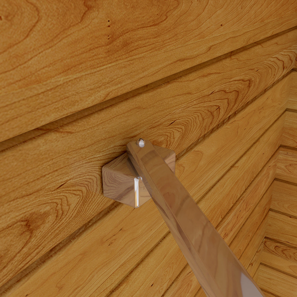 Box Doccia Angolare da Doppio Walk In in Vetro Temperato 6mm Anticalcare Multi Fasce Satinate 2 Barre Stabilizzatrici 45cm Cromo Lucido