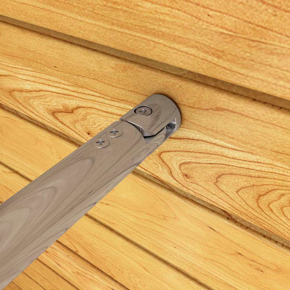 Box Doccia Walk In Parete Fissa in Vetro Temperato 6 mm Anticalcare Multi Fasce Satinate Opache con Barra Stabilizzatrice Regolabile da 70cm a 120cm