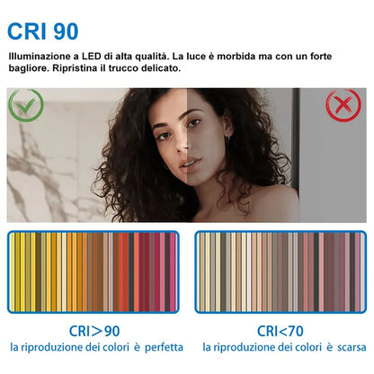 Creahappy Specchio curvo a figura intera-53*162cm-Specchio curvo a figura intera-Specchio da
