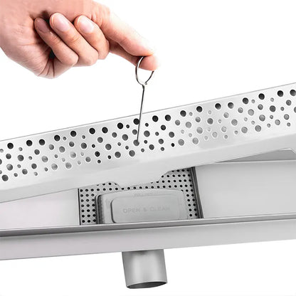 AICA ITALY Canaletta doccia canalina doccia per box doccia acciaio inox sifone antiodore bolle griglia