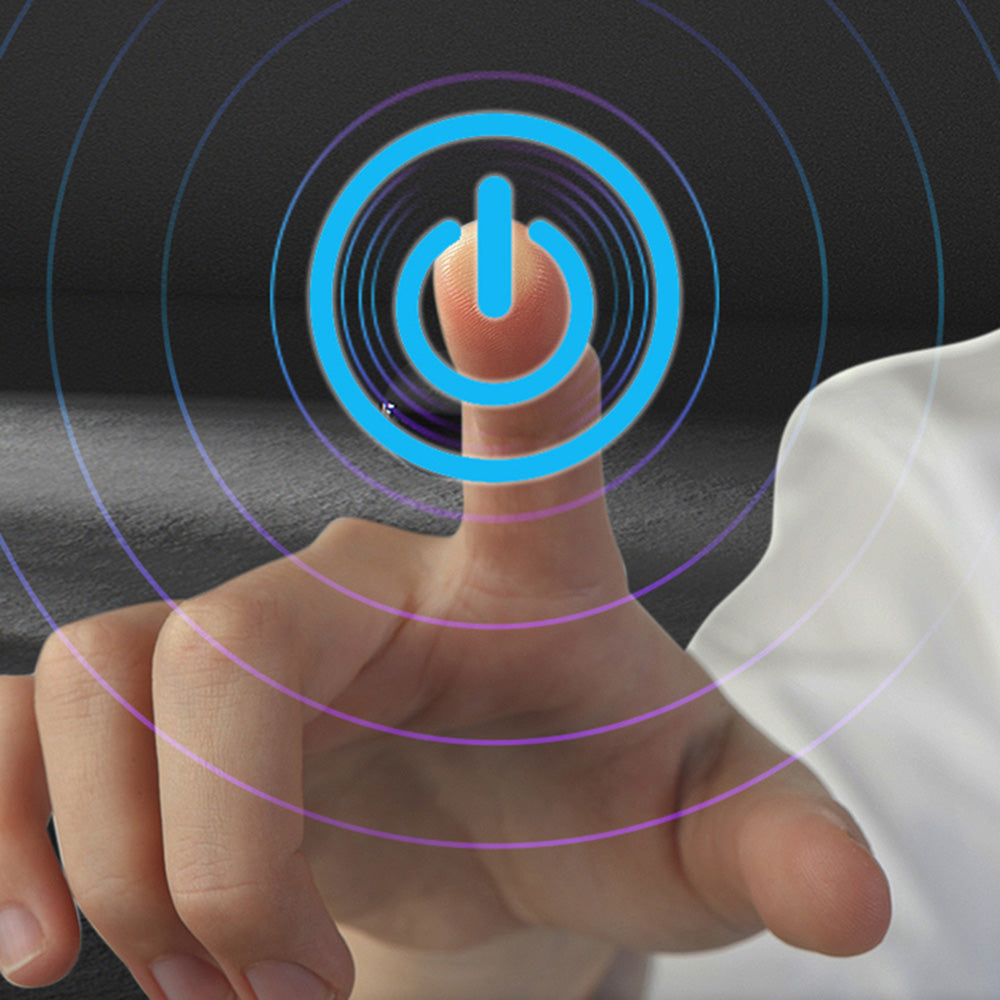 AICA 120×120cm Interruttore Touch|Antiappannamento|Specchio Tondo|IP44