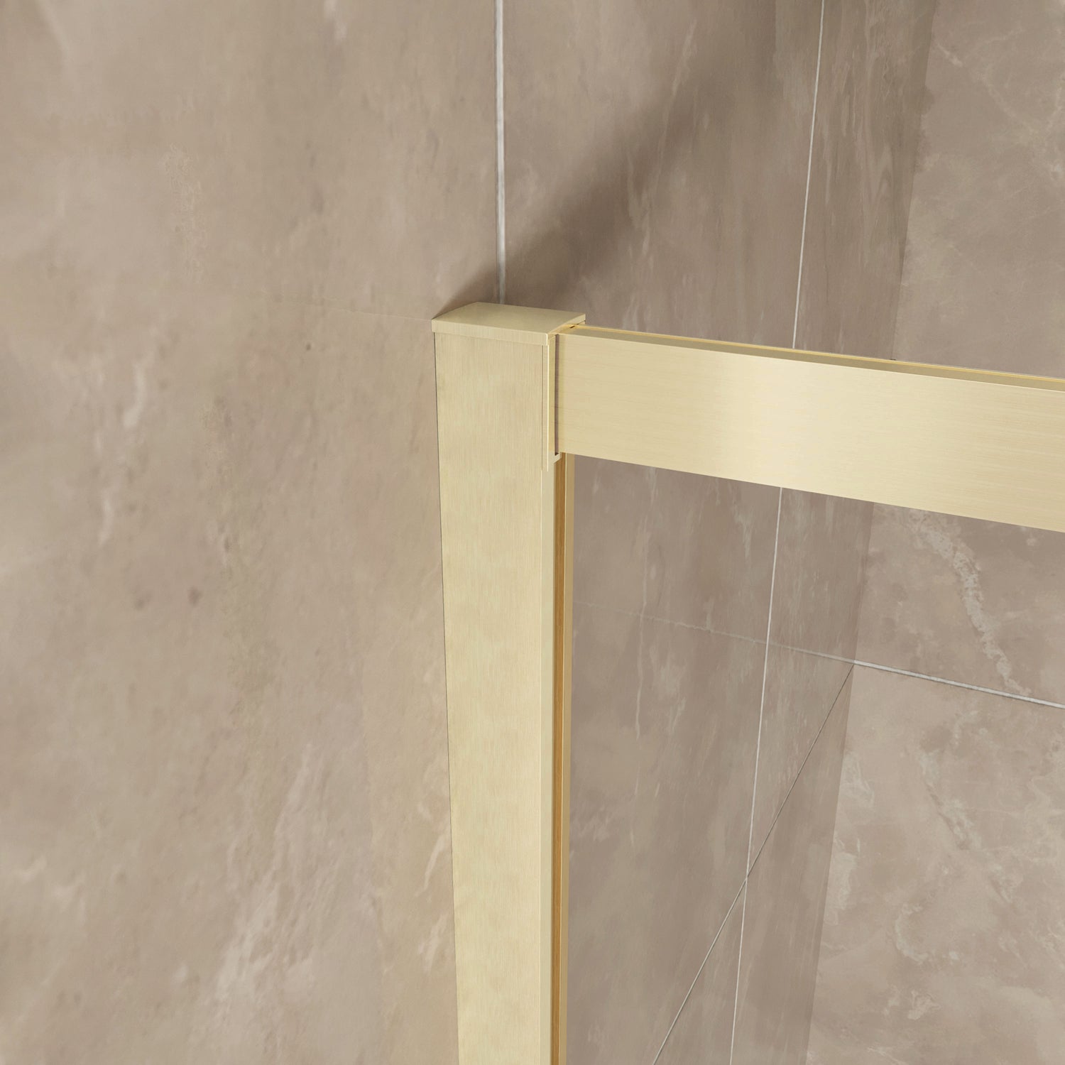 Box Doccia Semicircolare 80-90X80-90cm Porte Scorrevoli Vetro Temperato 6 mm Trasparente Anticalcare Oro Spazzolato 190 cm