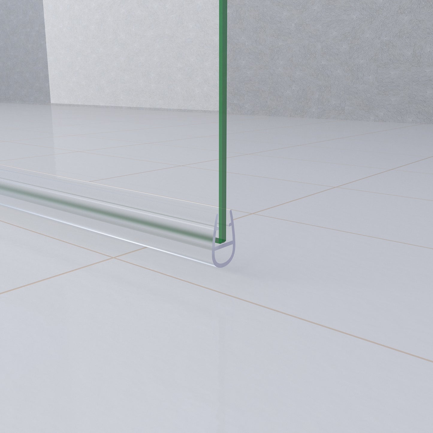 Guarnizione Sottoporta per box doccia per vetro da 8mm lungha 90cm Tagliabile
