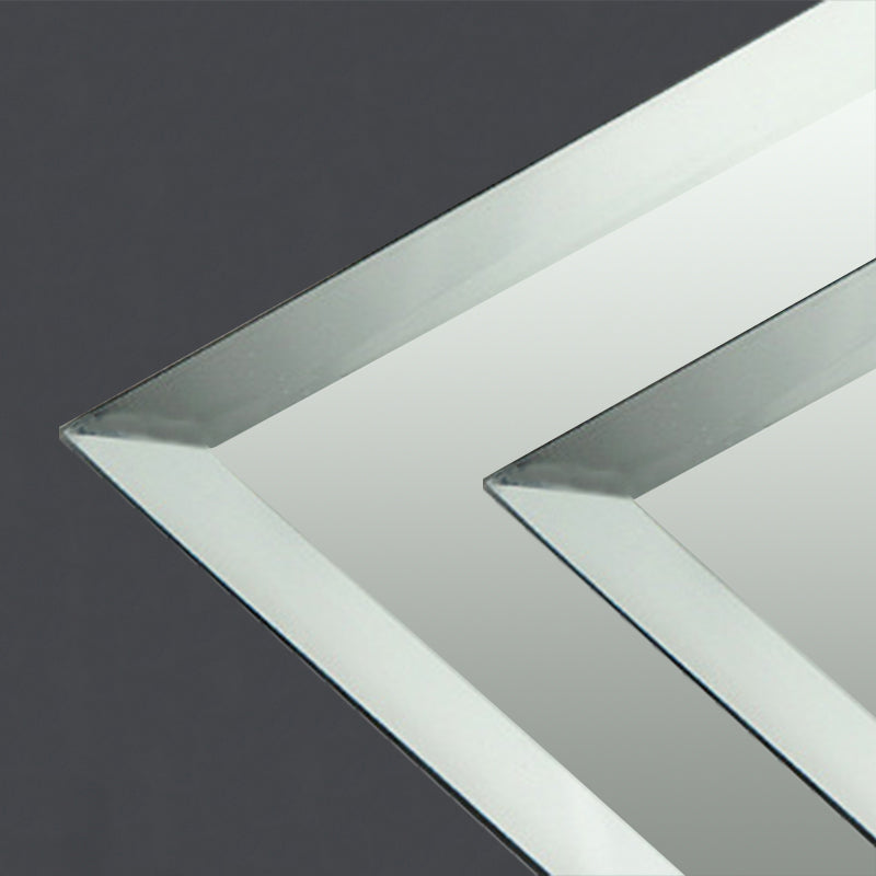 Aica Specchio da Bagno Specchio Cosmetico per Bagno Camera da Letto Specchio Singolo 5 mm Vetro Senza Rame