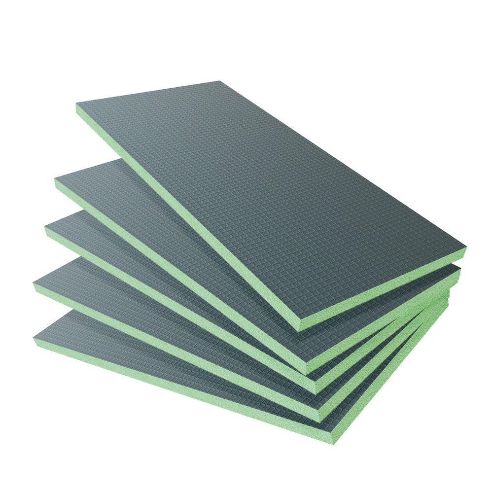 Pannello di Costruzione da Piastrellare in Estruso in Polistrirene Rigido per l’Isolamento della Casa e del Bagno Varie Dimensioni in set da 4/5 pz. 1250x600X40 mm (5 pezzi set)