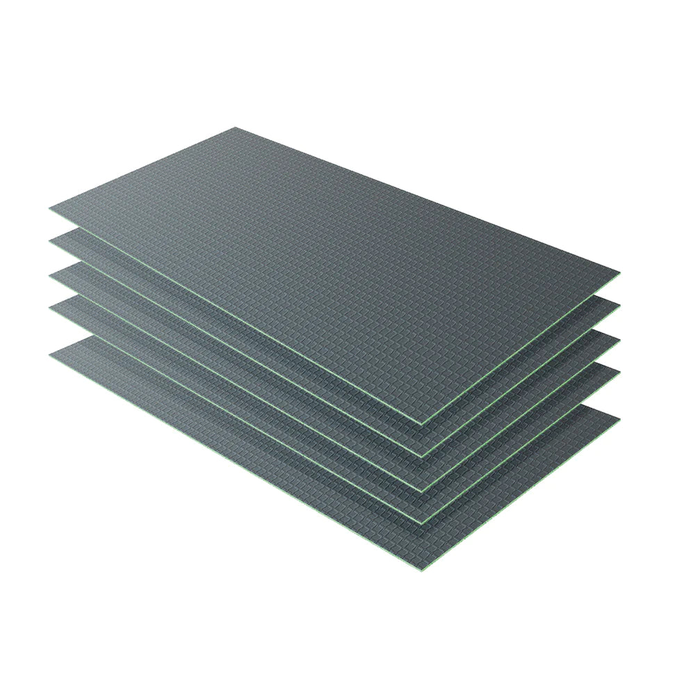 Pannello di Costruzione da Piastrellare in Estruso in Polistrirene Rigido per l’Isolamento della Casa e del Bagno Varie Dimensioni in set da 4/5 pz. 1250x600X6 mm (5 pezzi set)