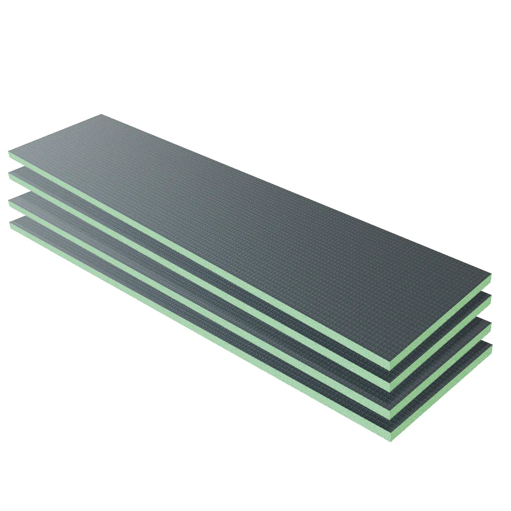 Pannello di Costruzione da Piastrellare in Estruso in Polistrirene Rigido per l’Isolamento della Casa e del Bagno Varie Dimensioni in set da 4/5 pz. 2500x600X40 mm (4 pezzi set)