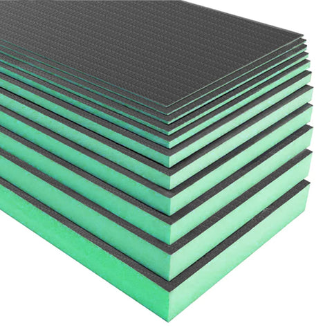 Pannello di Costruzione da Piastrellare in Estruso in Polistrirene Rigido per l’Isolamento della Casa e del Bagno Varie Dimensioni in set da 4/5 pz.