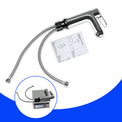 Aica Rubinetto Bagno Lavabo Durevole, Caldo e freddo, Cromata