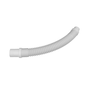 Piletta doccia bianco extra sottile per piatti doccia diametro 90 mm coperchio in ABS cromato, tubo flessbile da 300-1000mm