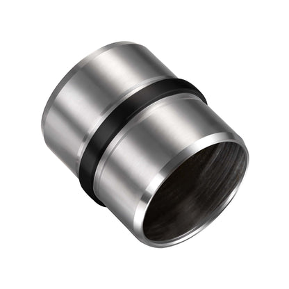 Connettore regolabile /Connettore dritto in acciaio inox 304 per corrimano Ø42.2/42.4mm parete Black Connettore dritto#Black