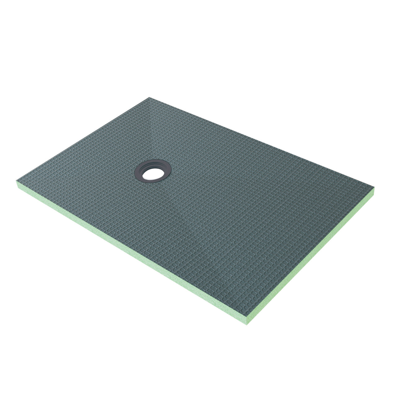 Piatto Doccia da Piastrellare Tagliabile in Estruso Rigida Polistirene Varie Dimensioni spessore di 4 cm Sifone Piletta e Tubo inclusi 80x120x4