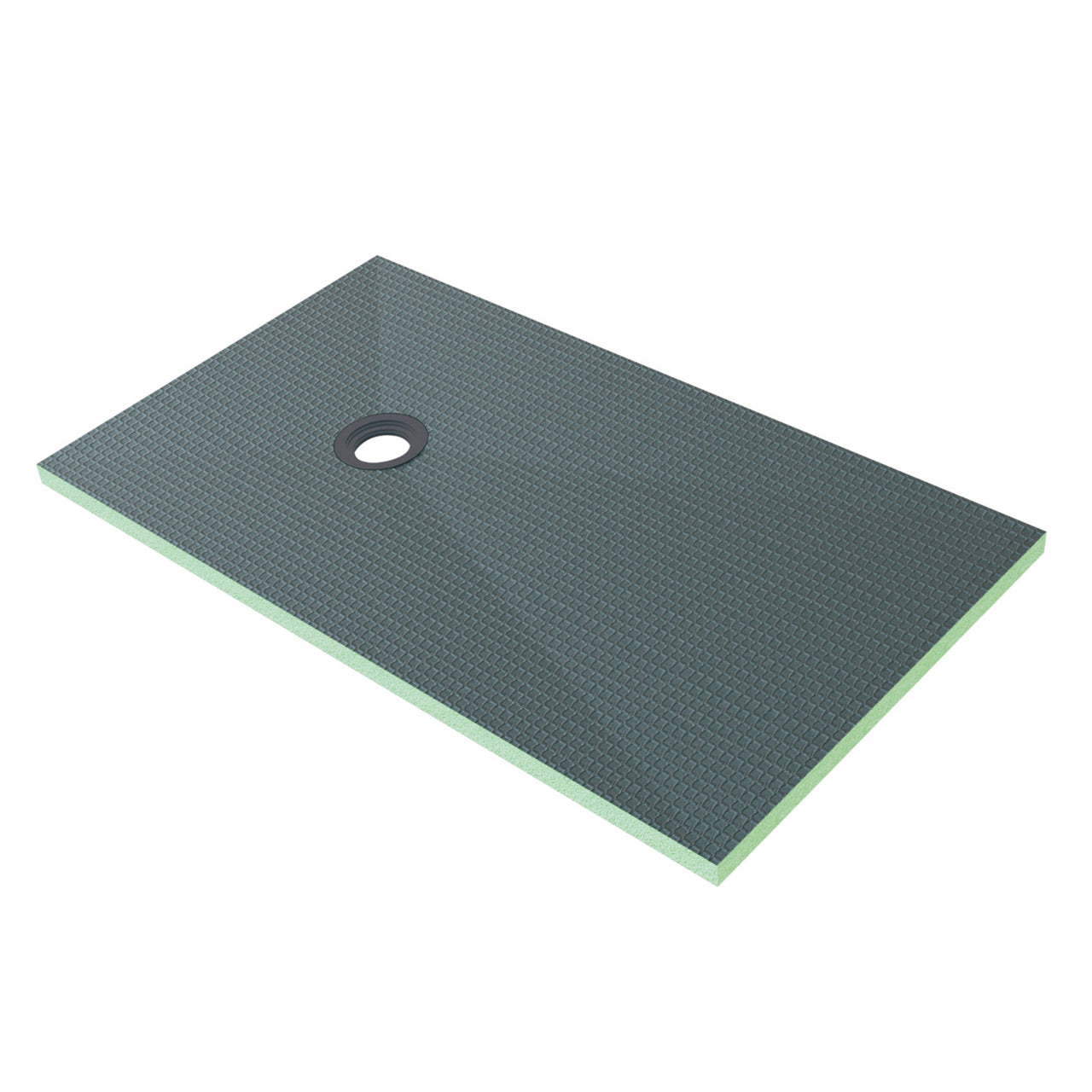 Piatto Doccia da Piastrellare Tagliabile in Estruso Rigida Polistirene Varie Dimensioni spessore di 4 cm Sifone Piletta e Tubo inclusi 80x140x4