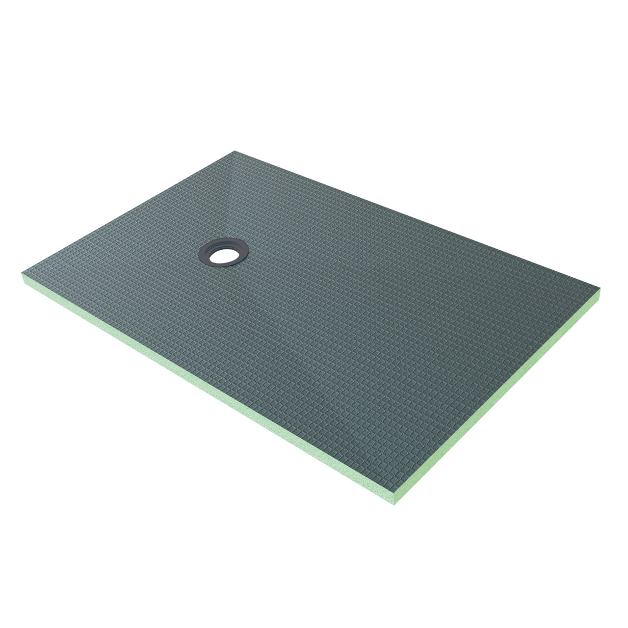 Piatto Doccia da Piastrellare Tagliabile in Estruso Rigida Polistirene Varie Dimensioni spessore di 4 cm Sifone Piletta e Tubo inclusi 90x180x4