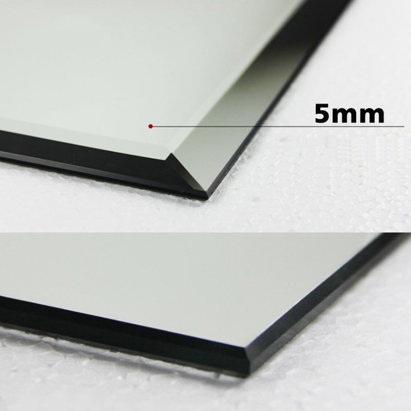 45×120cm Specchio Quadrato , Specchio Semplice, Vetro Ramato, IP44