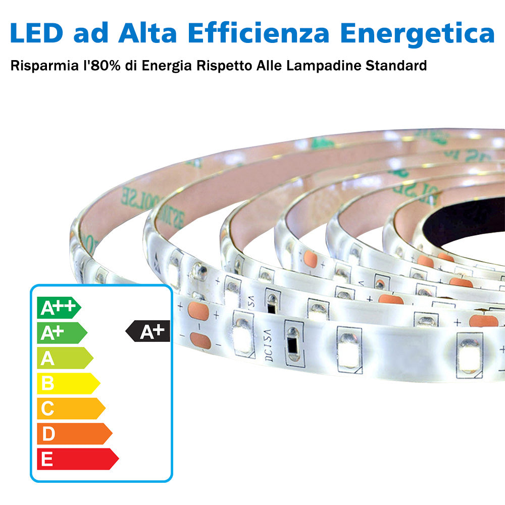 Aica Specchio da Bagno Rettangolare a LED Specchio da Toeletta Specchio da Parete, Luce Bianca 6000K, Antiappannamento, Tocco,IP44