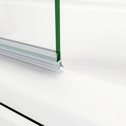 H.140cm Parete Doccia Per Vasca 130 cm 3 Ante Movibili Pieghevoli a Libro in Vetro Temperato 6mm Trasparente Anticalcare Telaio Cromo Lucido