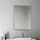 Aica Specchio da Bagno Specchio Cosmetico per Bagno Camera da Letto Specchio Singolo 5 mm Vetro Senza Rame - Consegna gratuita