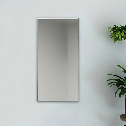 Aica Specchio da Bagno Specchio Cosmetico per Bagno Camera da Letto Specchio Singolo 5 mm Vetro Senza Rame 120 x 45cm