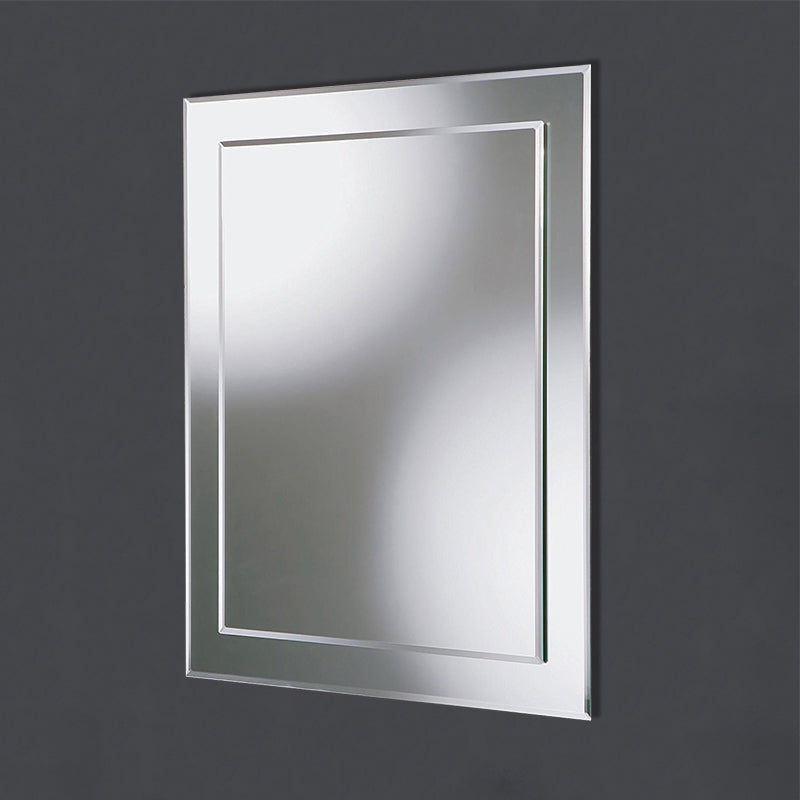 Aica Specchio da Bagno Specchio Cosmetico per Bagno Camera da Letto Specchio Singolo 5 mm Vetro Senza Rame