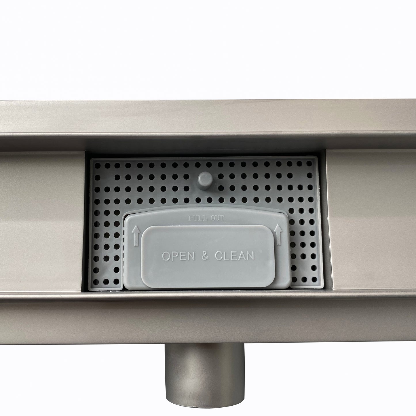 AICA Canaletta scarico canalina doccia in Acciaio Inossidabile typo Wave per Bagno 50 60 70 80 90 cm