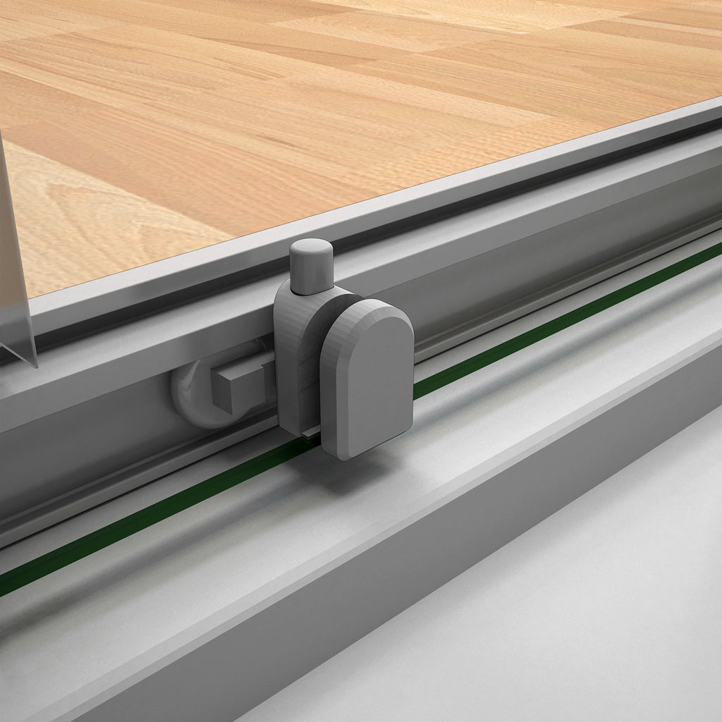 Aica 185 cm Box Doccia Angolare Porte Scorrevoli Vetro Temperato 5 mm Trasparente Telaio in alluminio di Elettroforesi Opaco