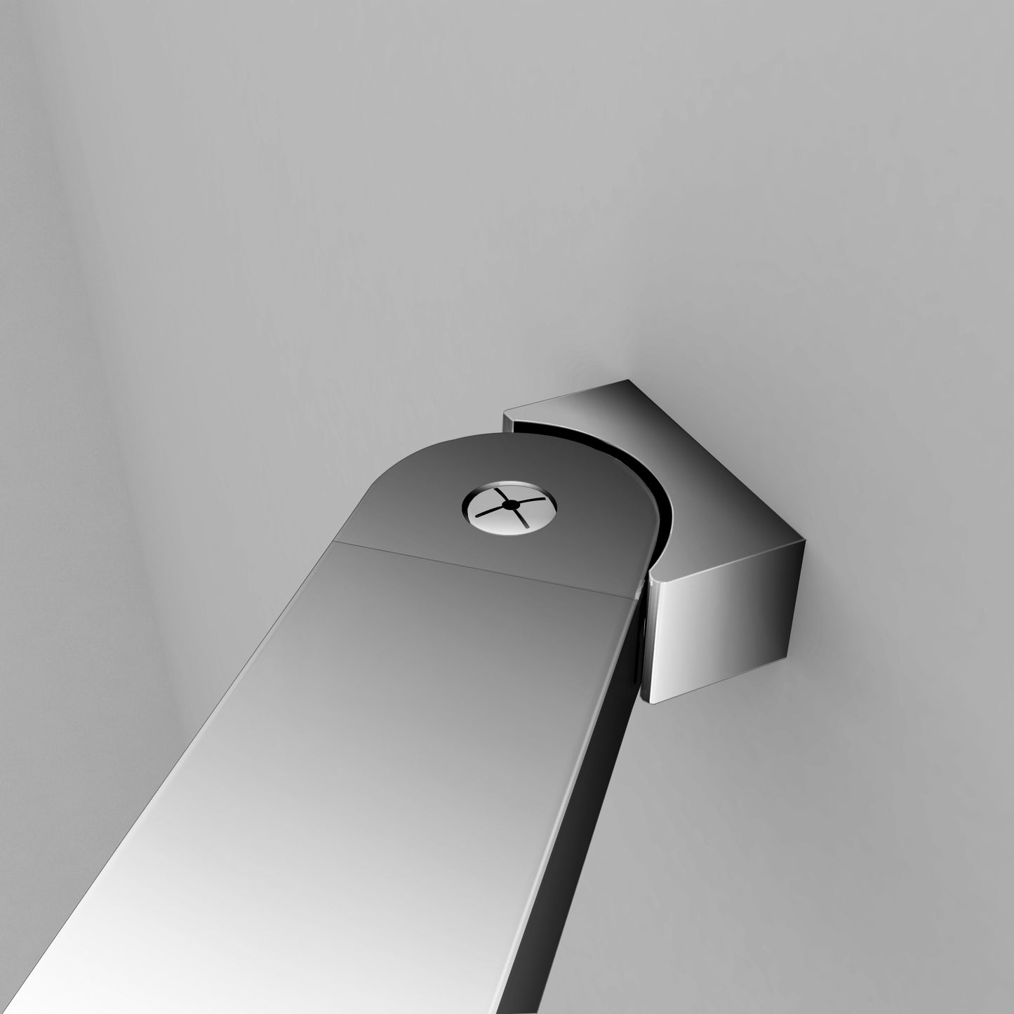 Aica 190 cm Box Doccia Doppia Porta Apertura Battente Con Due Barre Stabilizzatrici Vetro 6 mm Temperato Trasparente Anticalcare