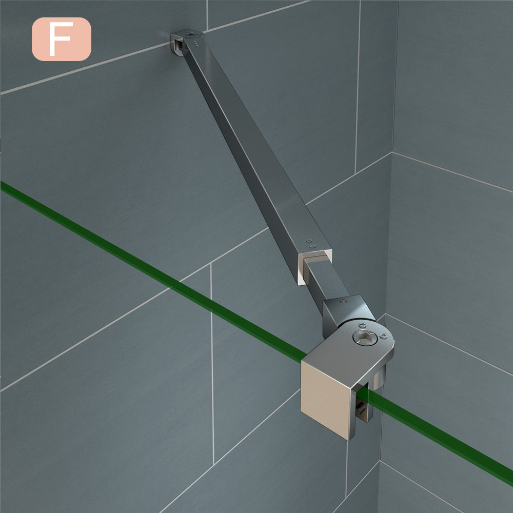 Aica Barra Stabilizzatrice Rinforzante Per Box Doccia Alluminio Cromato (Copy)