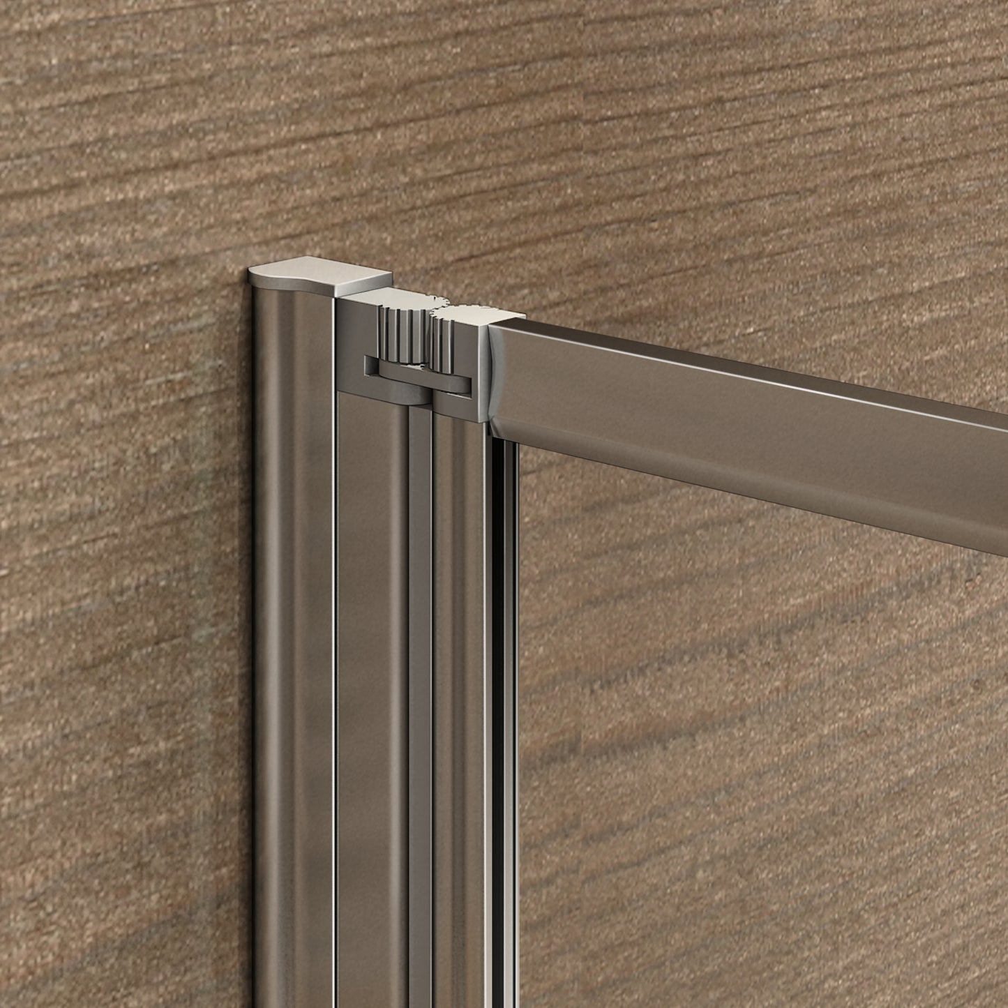 Aica Sopravasca Parete Per Vasca Da Bagno 5 Antine Pieghevoli a Libro Vetro 4 mm Temperato Trasparente Telai Cromati Lucidi 120x140 cm