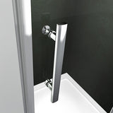 aica-porta-battente- Aica box doccia per nicchia porta apertura a battente verso esterno cristallo temperato trasparente anticalcare - Consegna gratuita