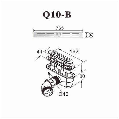 Aica Piatto Doccia Rettangolare In Pietra Vulcanica e Resina Mista Finitura Pietra Bianca Ruvida Ultraslim 3 cm Antiscivolo Antibatterico