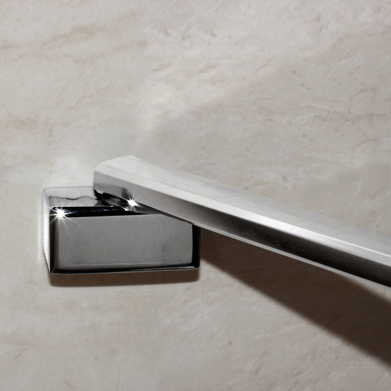 Aica Box Doccia Walk In Alta 200 cm Parete Fissa Con Barra Stabilizzatrice Vetro Temperato Trasparente Anticalcare Da 8mm Piatto Doccia Incluso