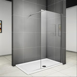 aica-parete-per-doccia- box doccia walk in parete fissa alta 2m cristallo 8mm temperato trasparente anticalcare - Consegna gratuita