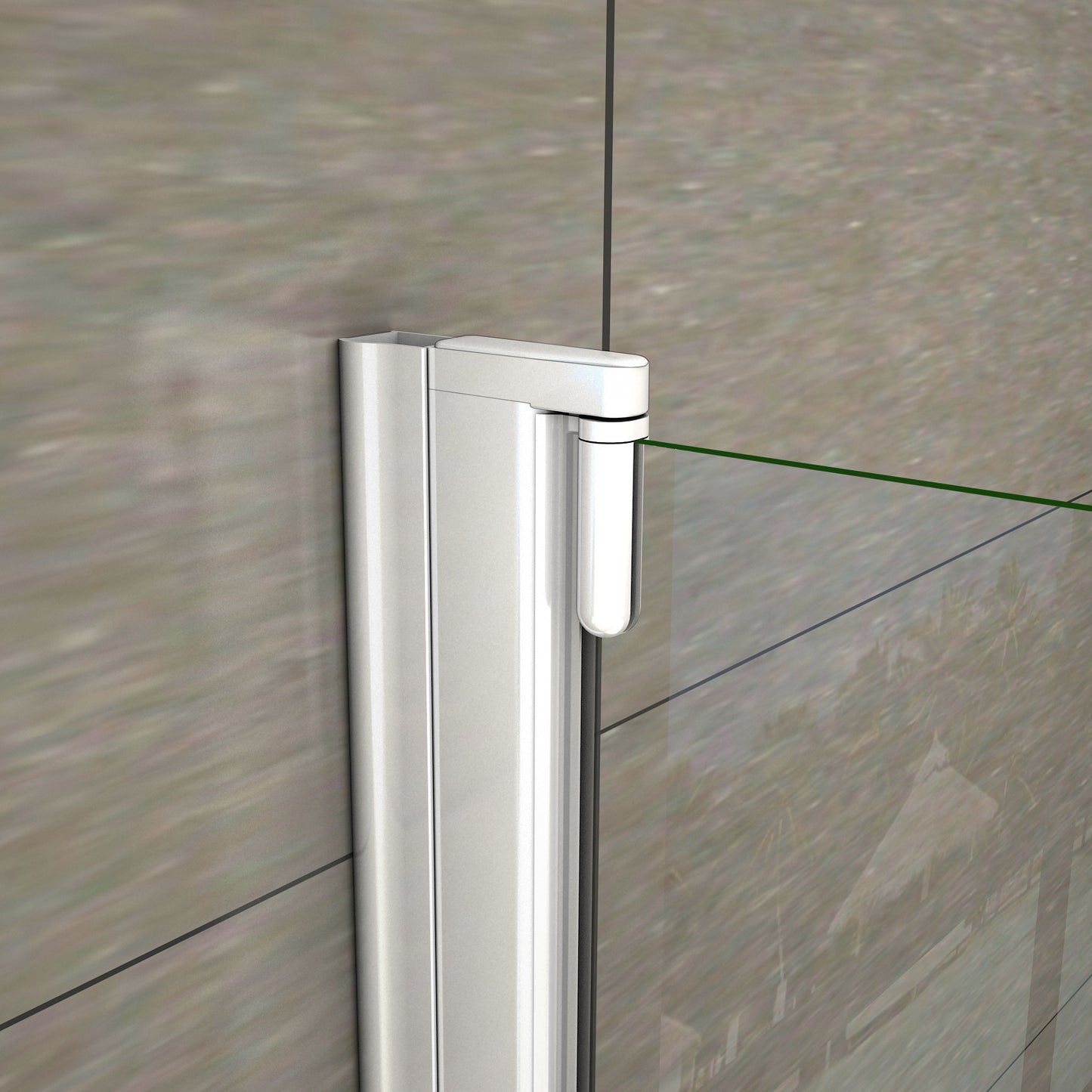 Aica Sopravasca 80x140cm Parete Per Vasca Pannello Singolo Vetro Temperato 4 mm Trasparente Telaio Con Processo Di Elettroforesi