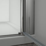 aica-porta-battente- Aica porta doccia per nicchia porta apertura a battente verso esterno cristallo temperato trasparente anticalcare - Consegna gratuita