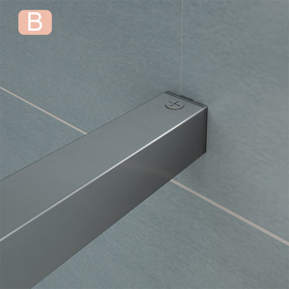 Aica Barra Stabilizzatrice Rinforzante Per Box Doccia Alluminio Cromato (Copy)