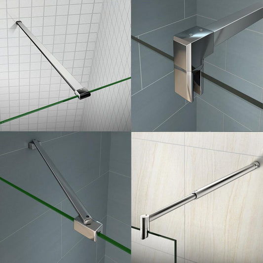 Aica Barra Stabilizzatrice Rinforzante Per Box Doccia Alluminio Cromato (Copy)