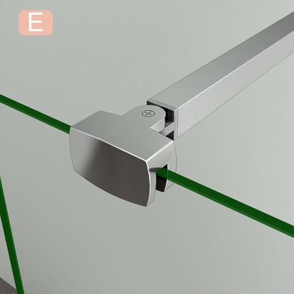 Aica Barra Stabilizzatrice Rinforzante Per Box Doccia Alluminio Cromato (Copy)